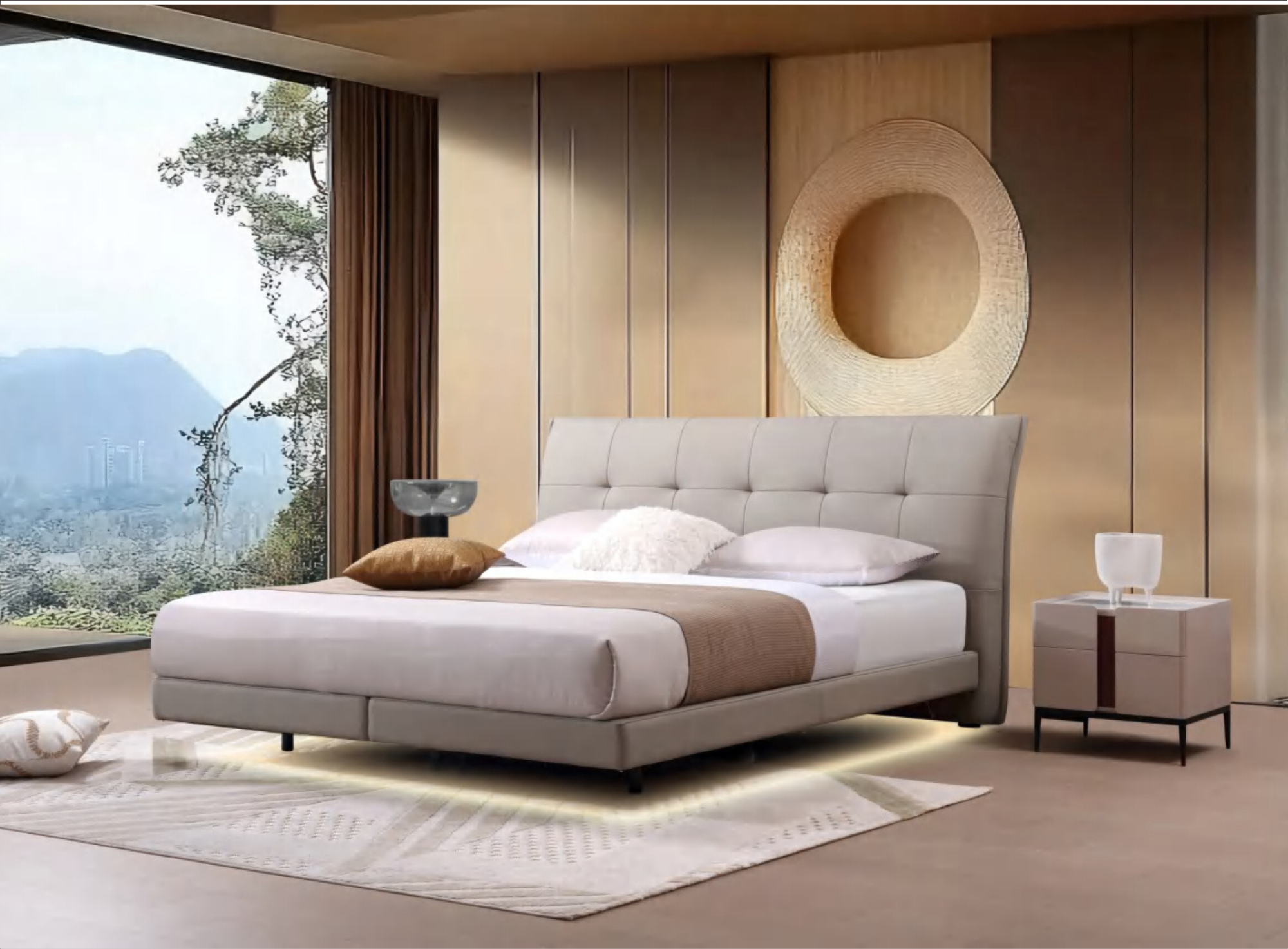 Giường ngủ QE – 2579BE