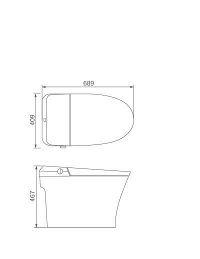 Bồn cầu thông minh EG3TZ069M/L - Ảnh 2